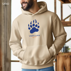 Sweat à Capuche -  Griffes d'Ours Bleu Marine - Large