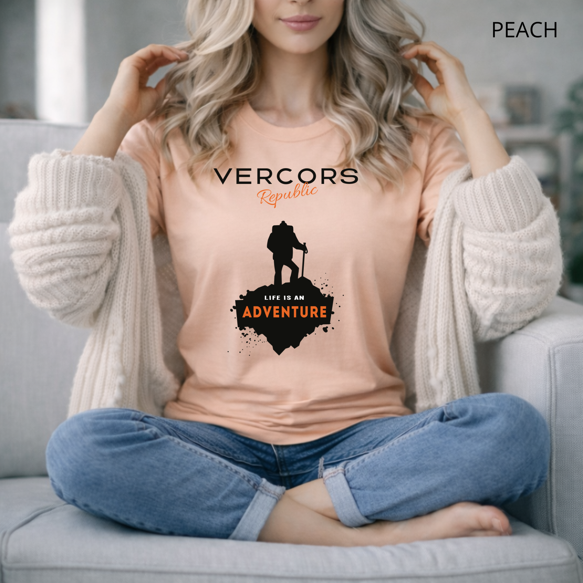 T-shirt unisexe en coton biologique - Life is Adventure