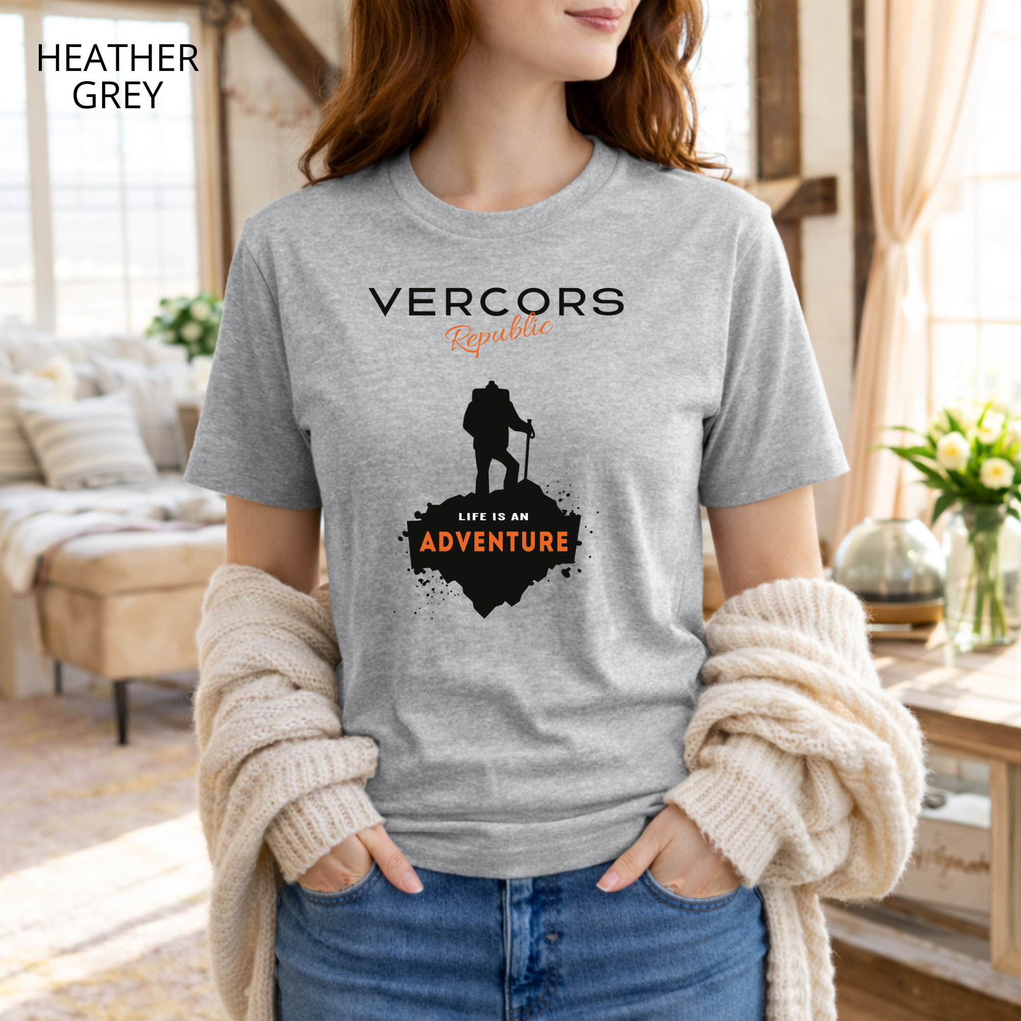 T-shirt unisexe en coton biologique - Life is Adventure