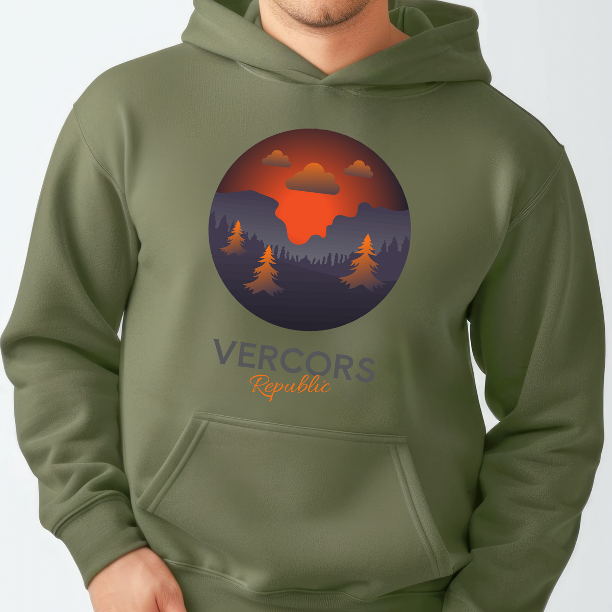 Sweat à Capuche - Foret en Rond