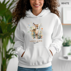 Sweat à capuche - Bambi Entouré de Fleurs