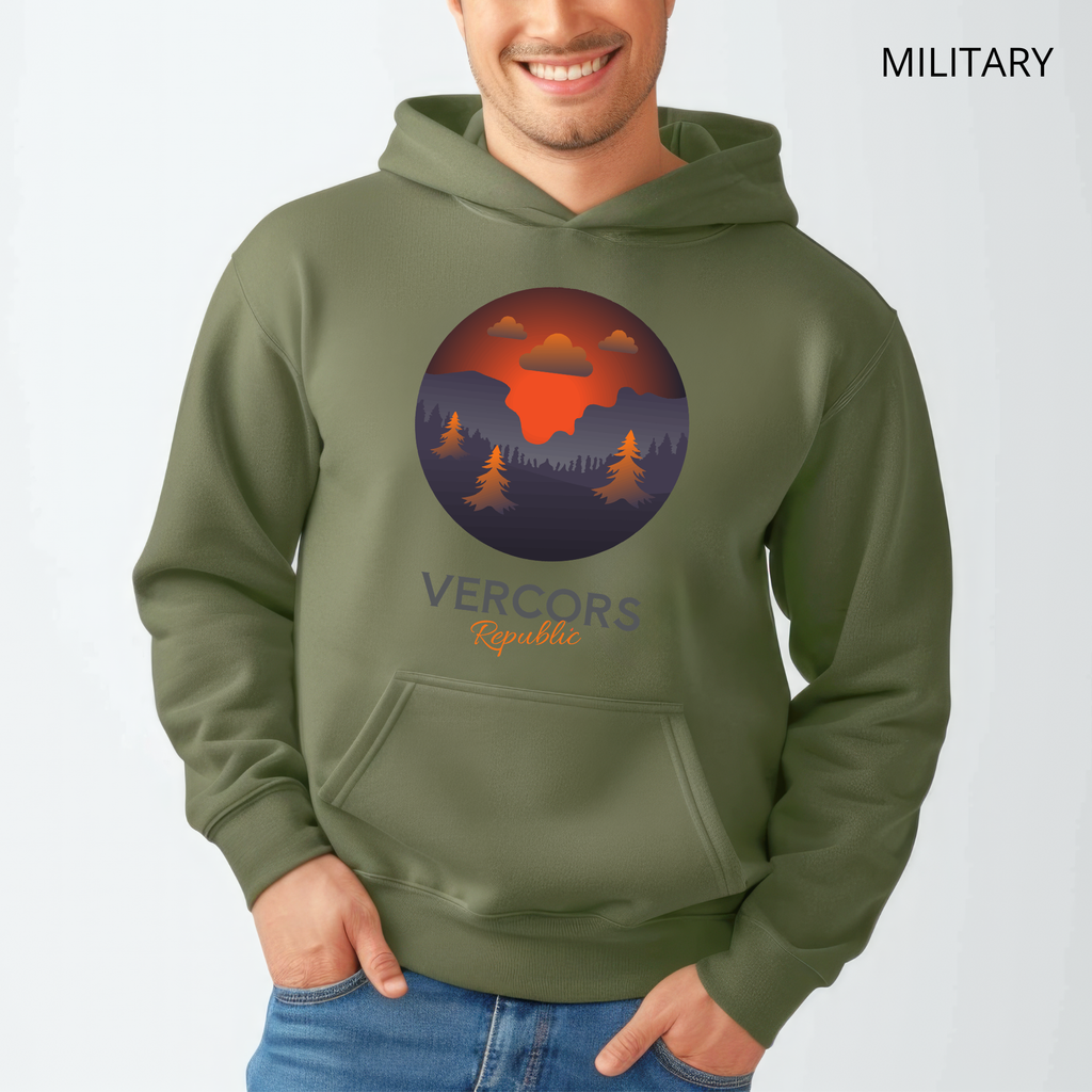 Sweat à Capuche - Foret en Rond