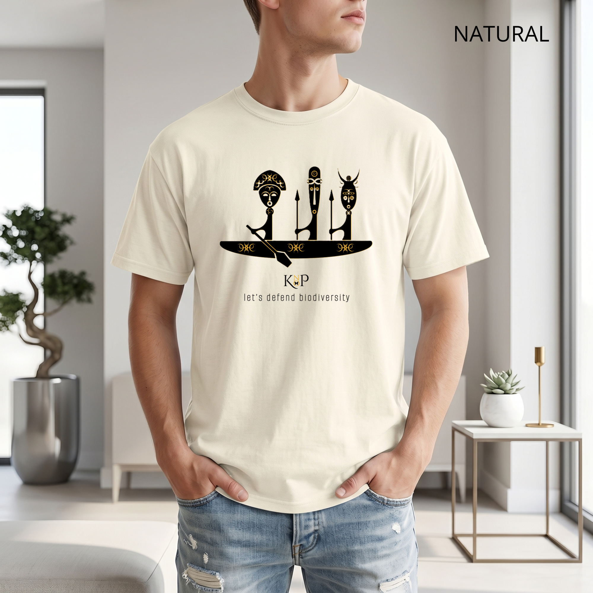 T-shirt classique unisexe - KNOP - Pirogue Africaine