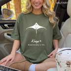 T-Shirt Classique Unisexe - KNOP - Raie Blanche