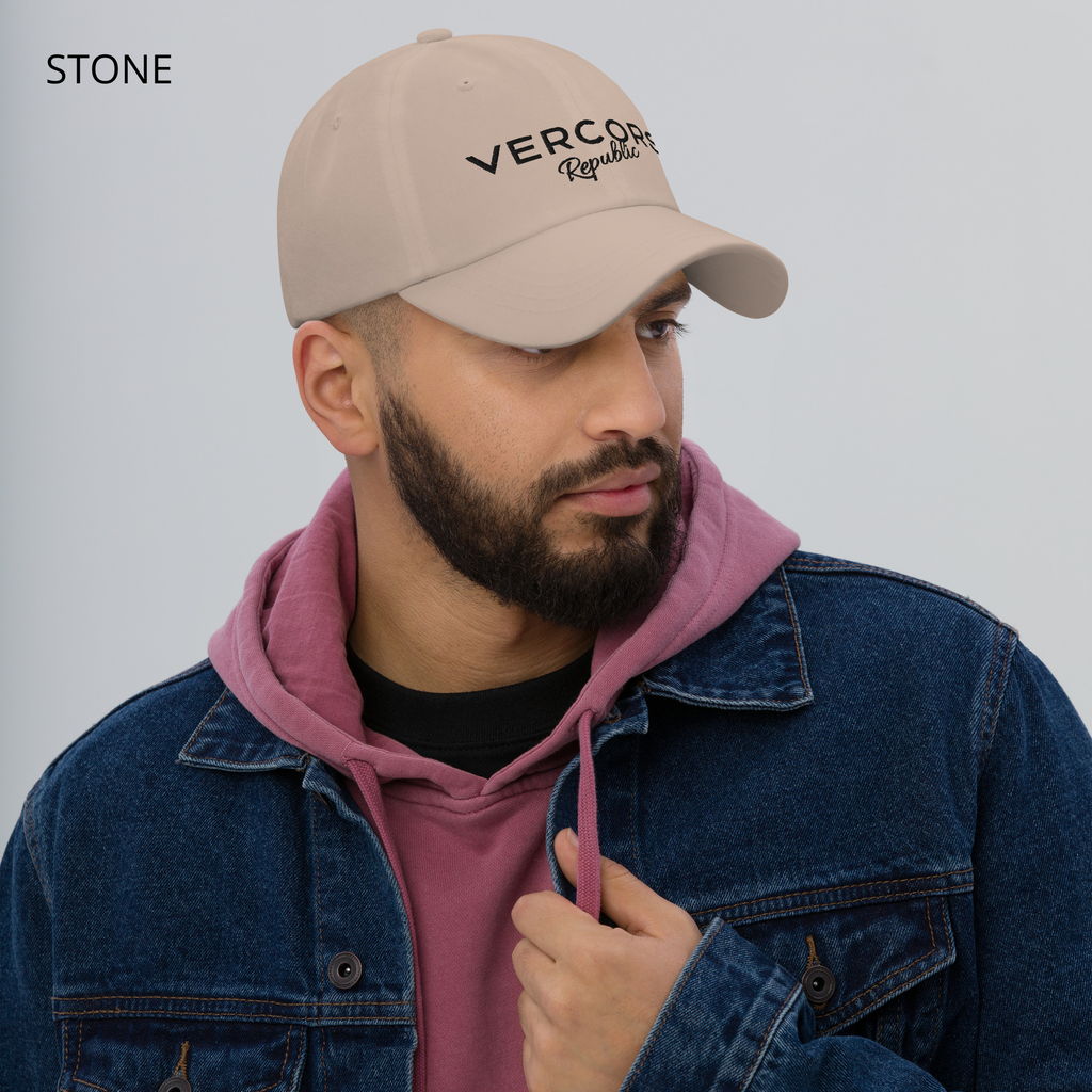 Baseball Cap VR Logo - Black