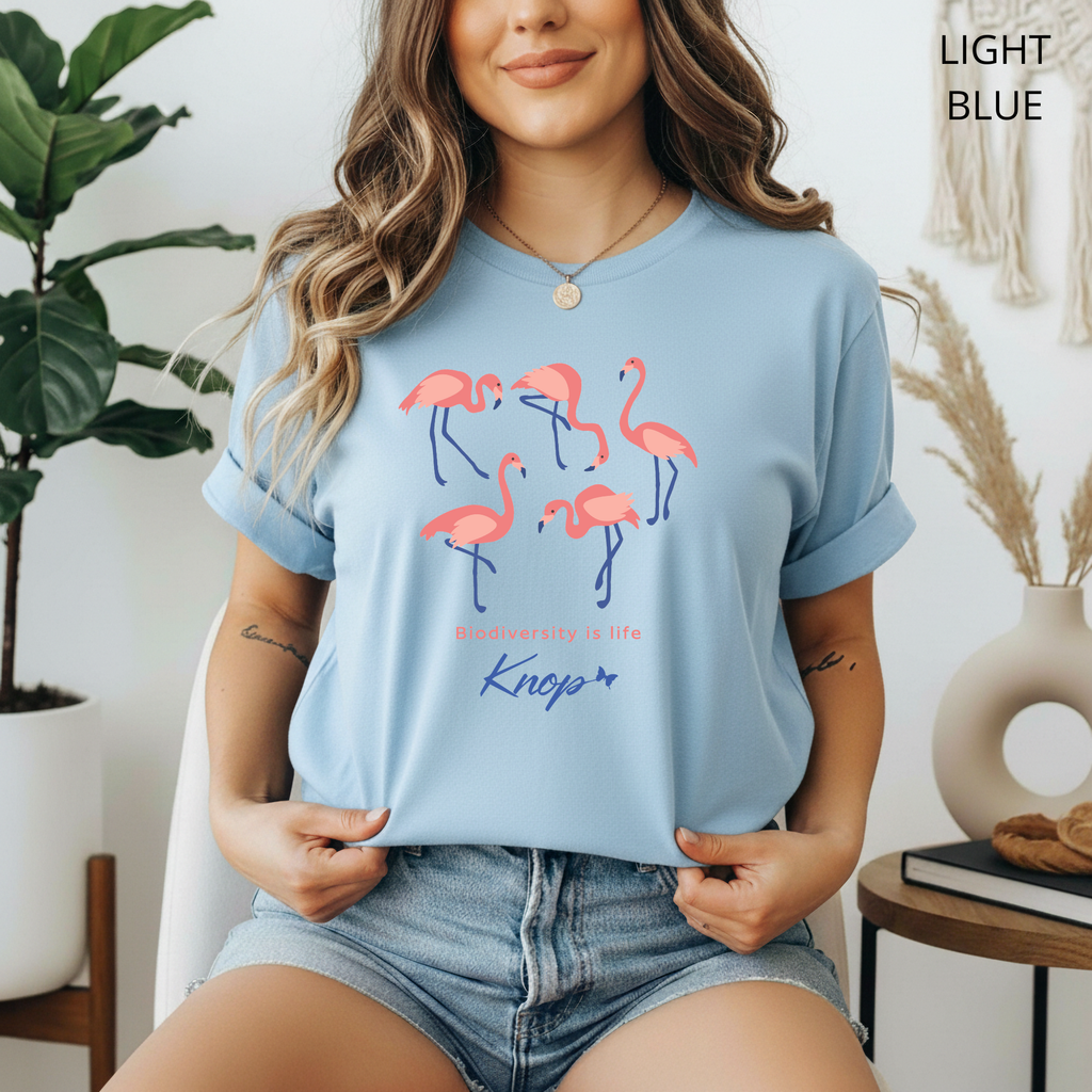 T-Shirt Classique Unisexe - KNOP - Flamands Roses