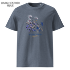 T-shirt unisexe en coton biologique - Bouquet de Fleurs Bleues et de Marguerites