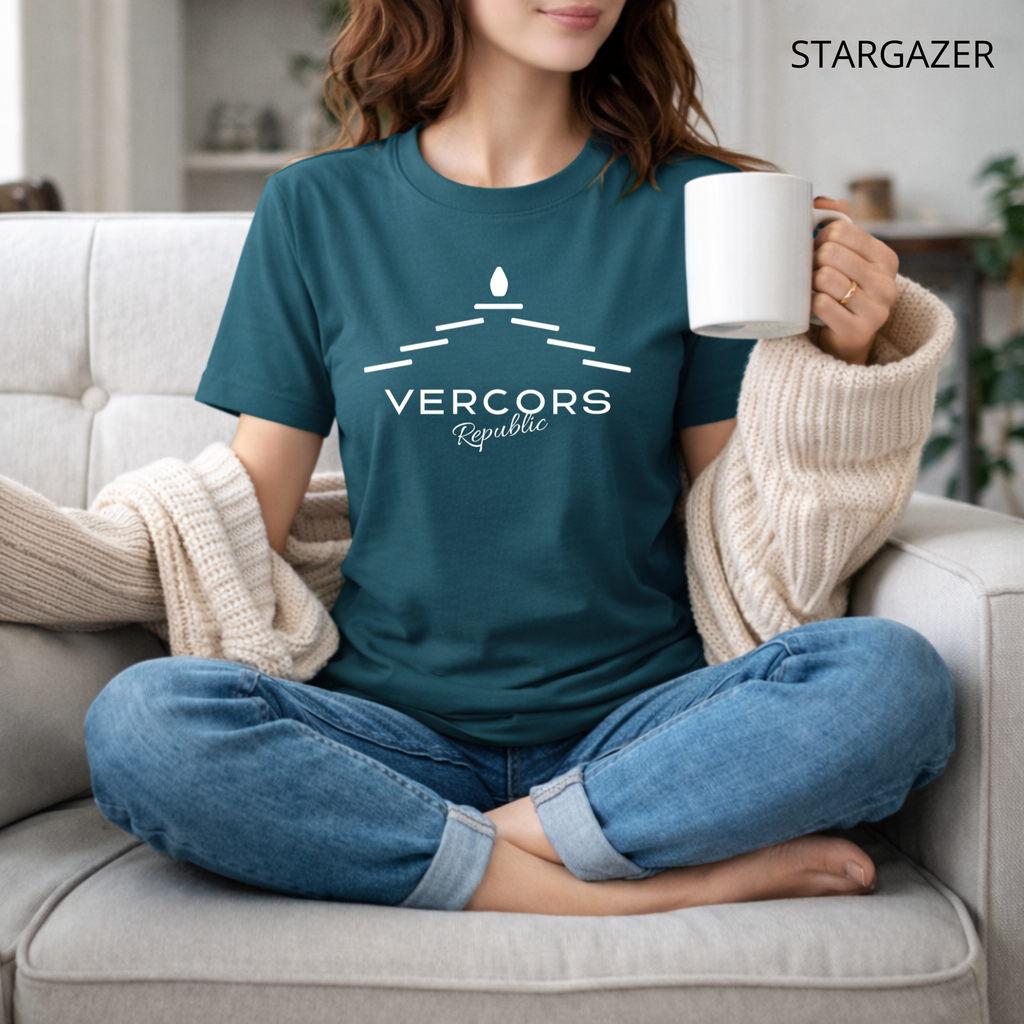 T-shirt unisexe en coton biologique - Lauzes Blanches