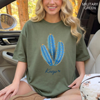 T-Shirt Classique Unisexe - KNOP - Cactus Bleu