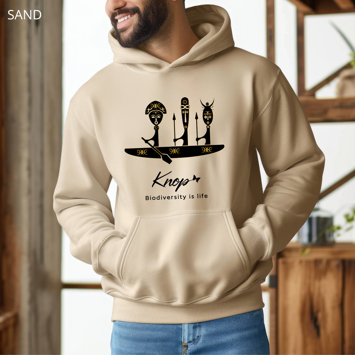 Sweat à Capuche - KNOP - Pirogue Africaine
