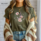 T-shirt classique unisexe - KNOP - Bouquet de Fleurs Roses