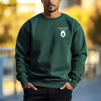Unisex Round Neck Sweatshirt - White Bear Logo