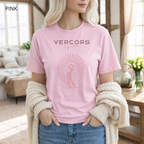 T-shirt unisexe en coton biologique - Golfeur Rose