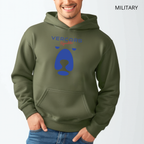 Bear Oversized Hoodie - Navy