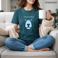 T-Shirt Unisexe en Coton Biologique - Ours Moyen  Bleu Ciel