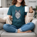 T-shirt unisexe en coton biologique - Tête de Loup