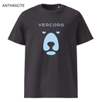 T-shirt unisexe en coton biologique - Ours Larges Bleu Ciel