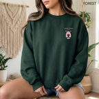 Sweat Unisexe à Col Rond - Logo Ours Rose