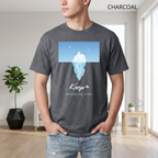 T-Shirt Classique Unisexe - KNOP - Pingouins sur un Iceberg