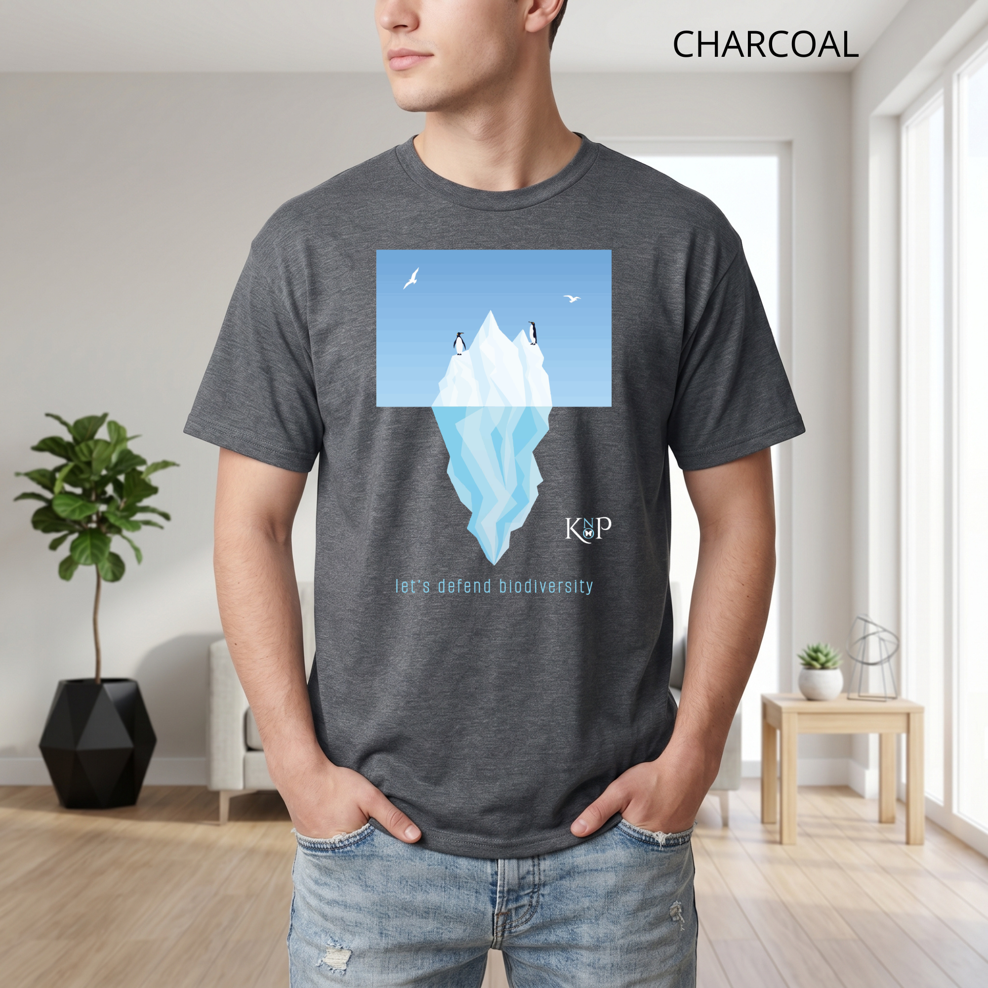 T-shirt classique unisexe - KNOP - Pingouins sur un Iceberg