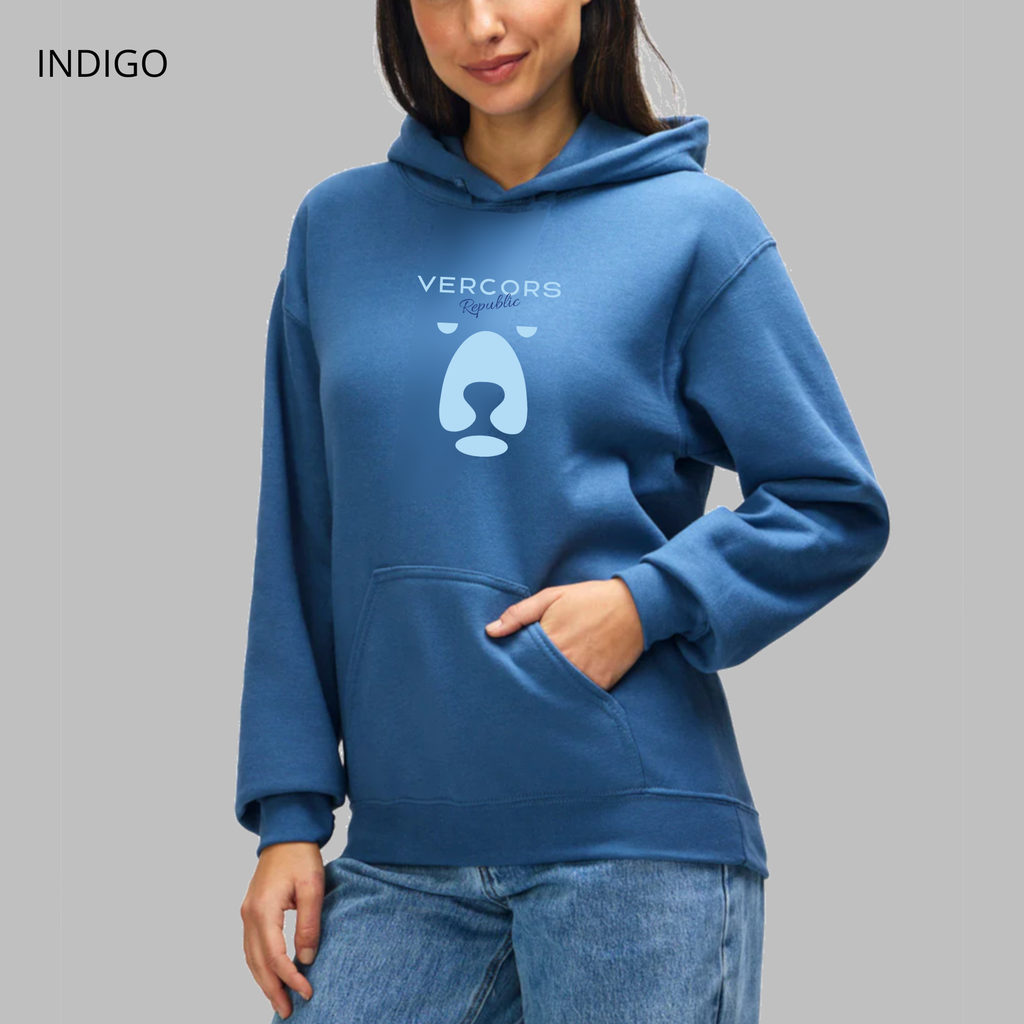 Medium Bear Hoodie - Sky Blue