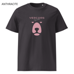 T-shirt unisexe en coton biologique - Ours Moyen Rose