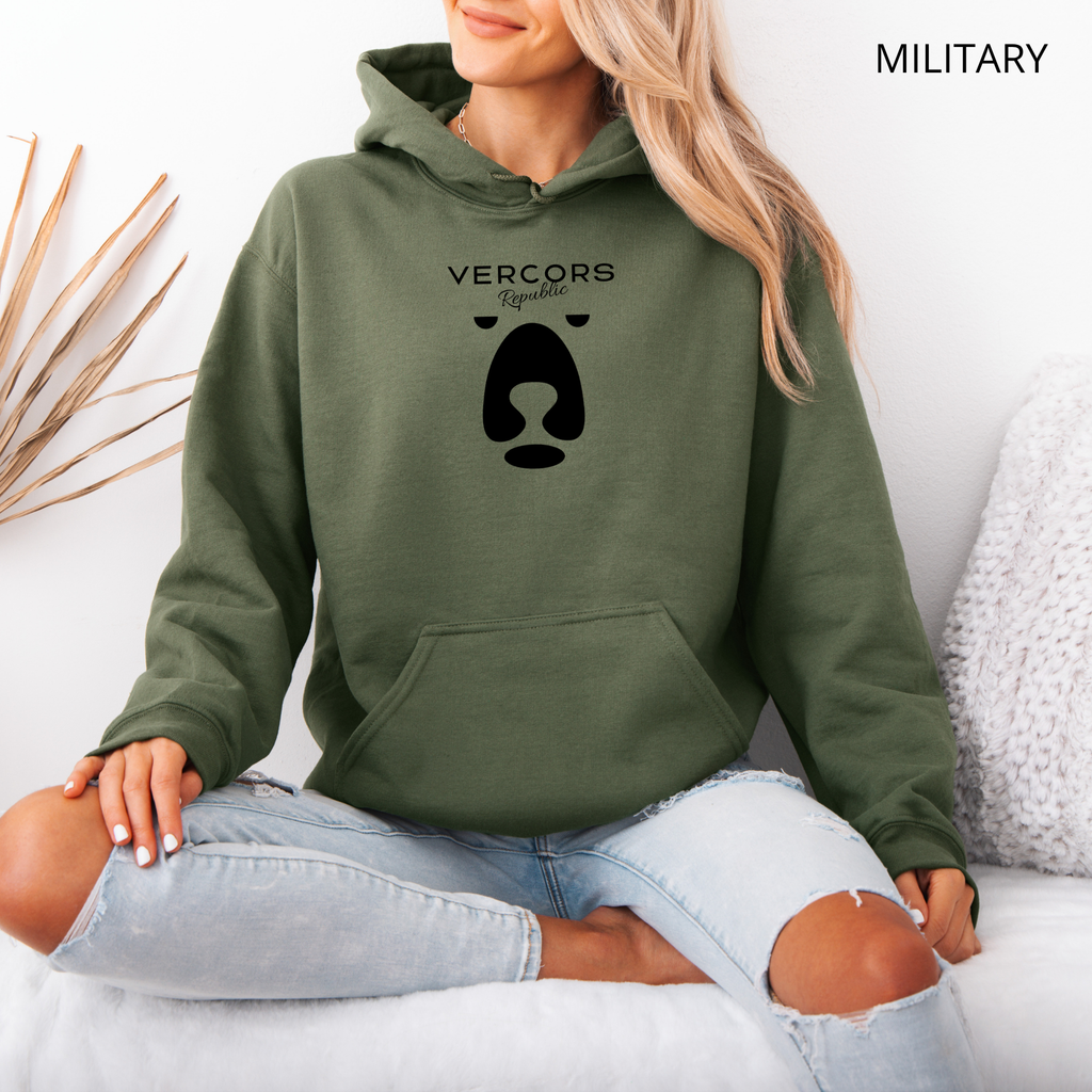Medium Bear Hoodie - Black
