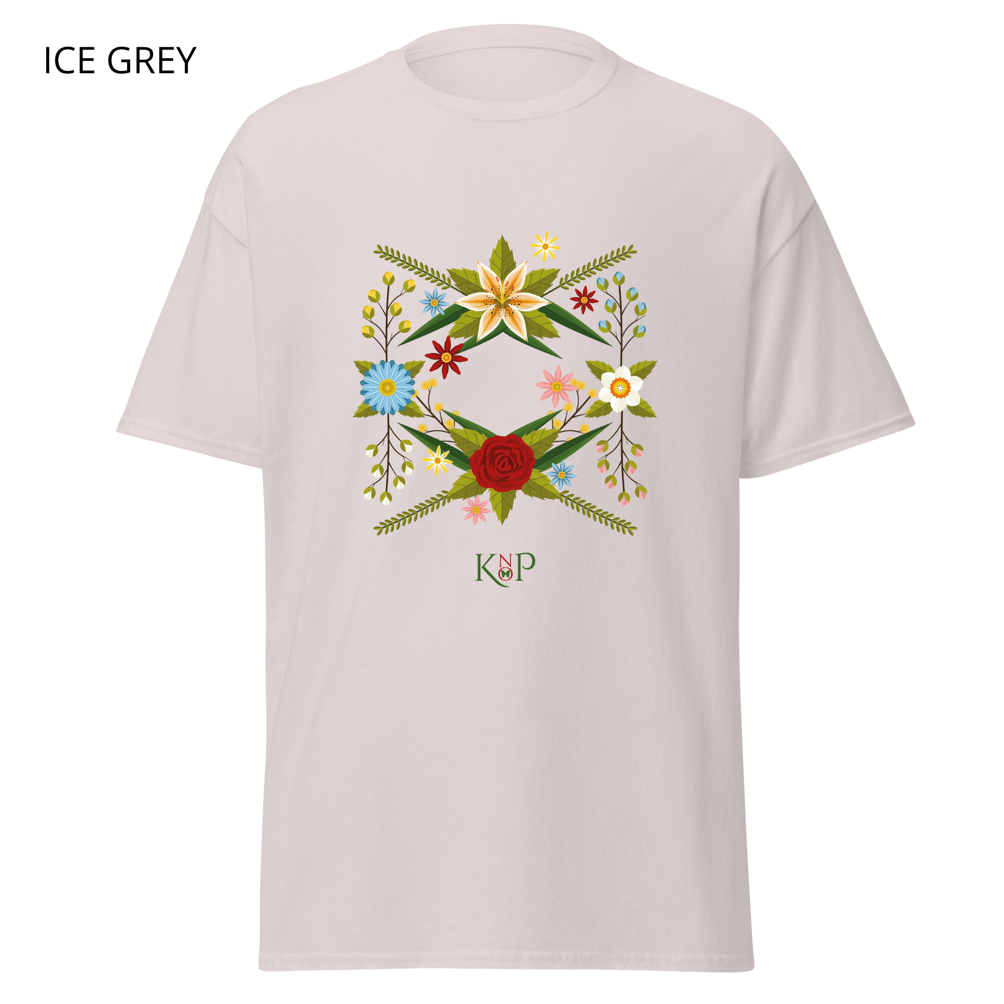 T-shirt classique unisexe - KNOP - Couronne de Fleurs