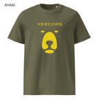 T-shirt unisexe en coton biologique - Ours Large Jaune Or