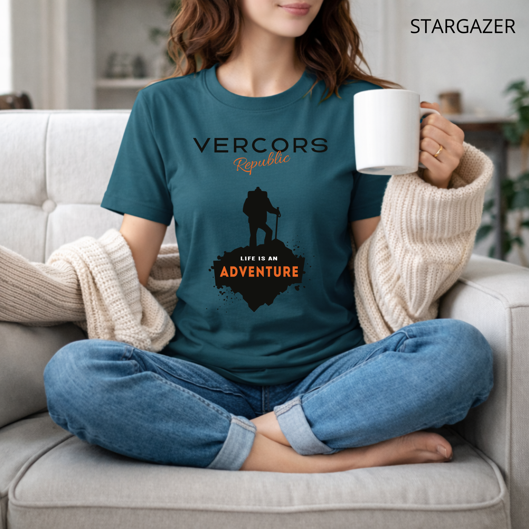 T-shirt unisexe en coton biologique - Life is Adventure