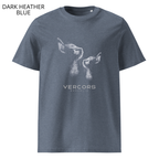 T-shirt unisexe en coton biologique -  Profil de 2 Chats