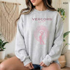 Unisex Round Neck Sweatshirt - Pink Golfer