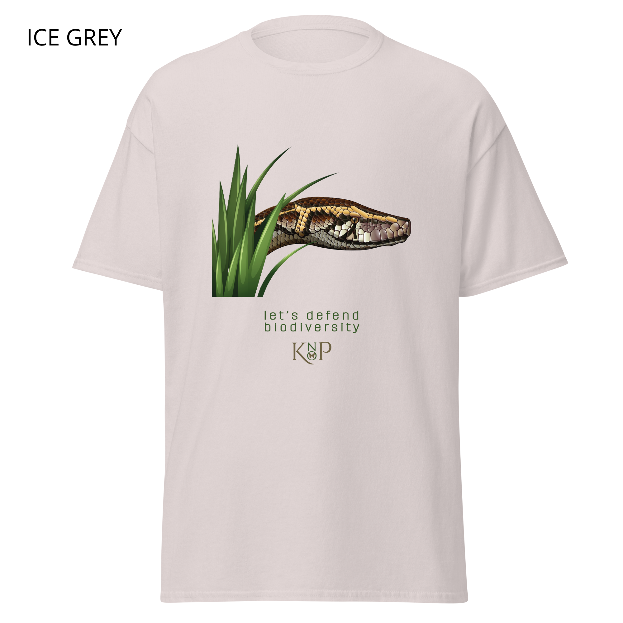 T-shirt classique unisexe - KNOP - Serpent dans une Touffe d'Herbe