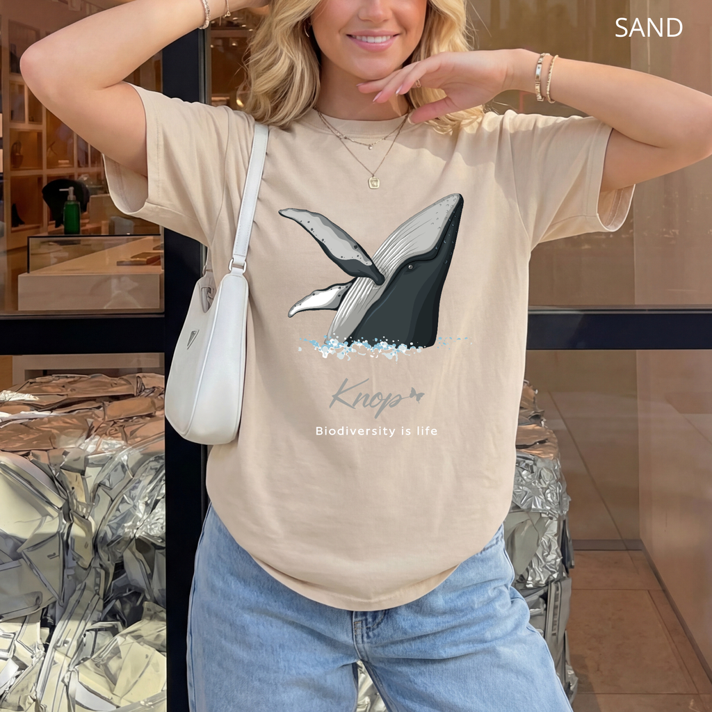 T-Shirt Classique Unisexe - KNOP - Baleine Hors de l'Eau