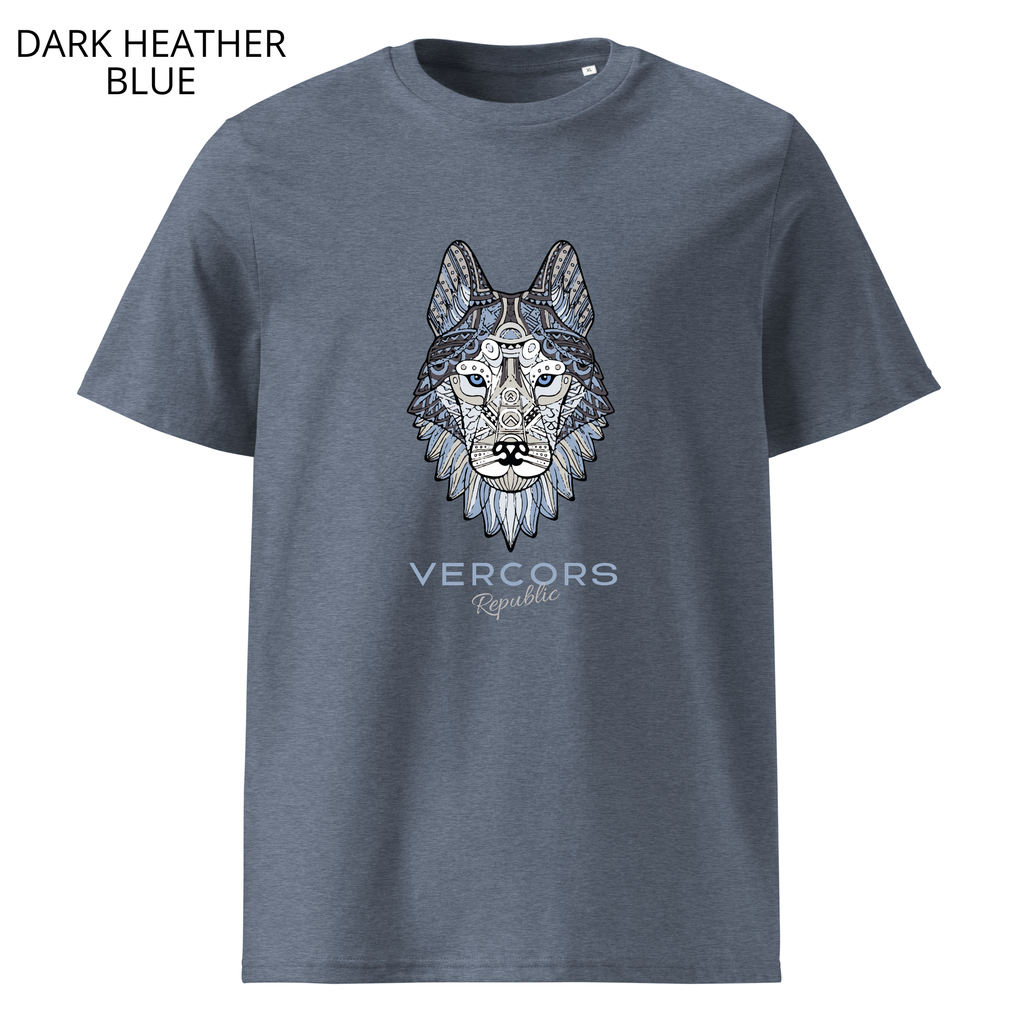 T-shirt unisexe en coton biologique - Tête de Loup