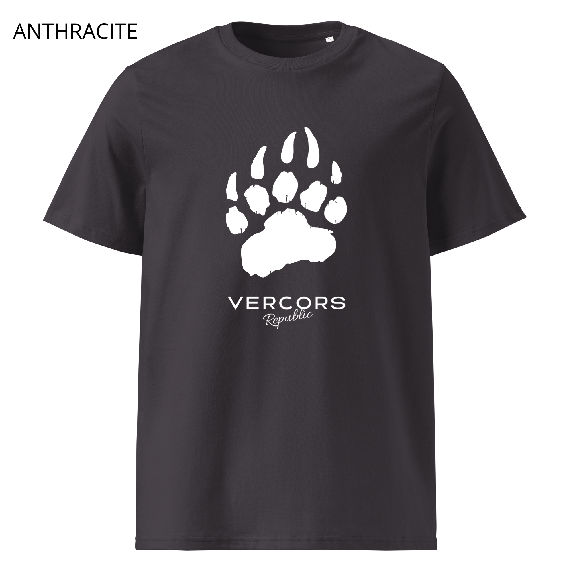 T-shirt unisexe en coton biologique - Griffes Larges Blanc