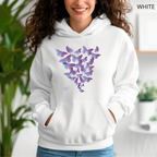 Sweat à capuche - KNOP - Essaim de Papillons
