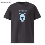 T-shirt unisexe en coton biologique - Ours Moyen  Bleu Ciel