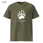 T-shirt unisexe en coton biologique - Griffes Moyennes Blanc