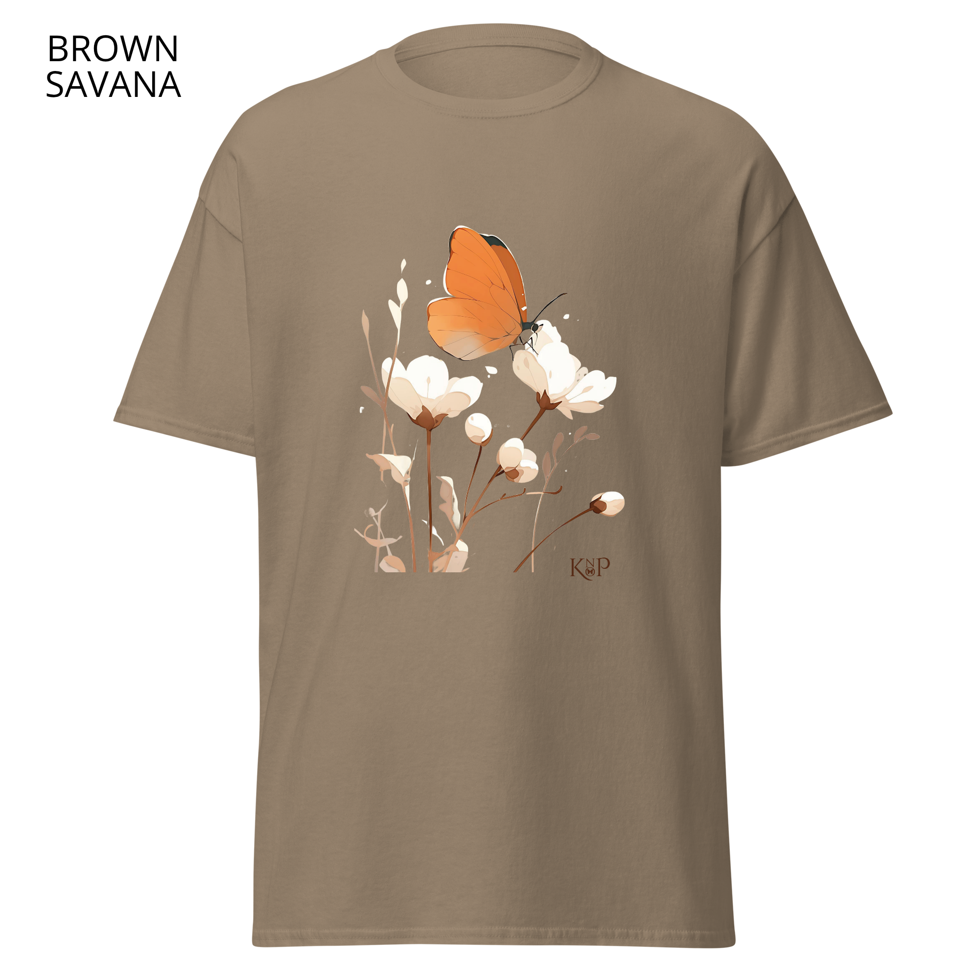 T-shirt classique unisexe - KNOP - Papillon Délicat