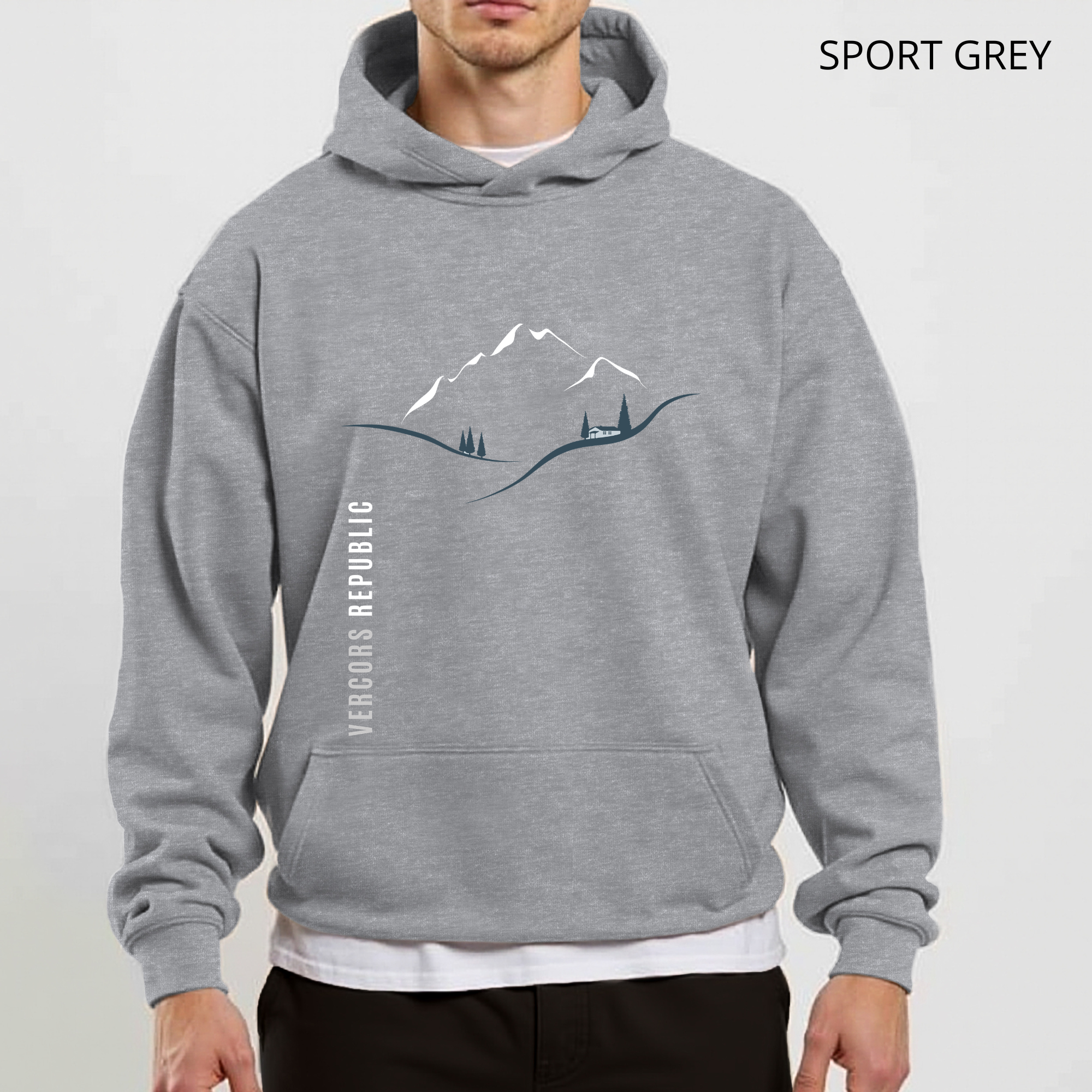 Sweat à Capuche - Paysage  Minimaliste