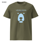 T-shirt unisexe en coton biologique - Ours Larges Bleu Ciel
