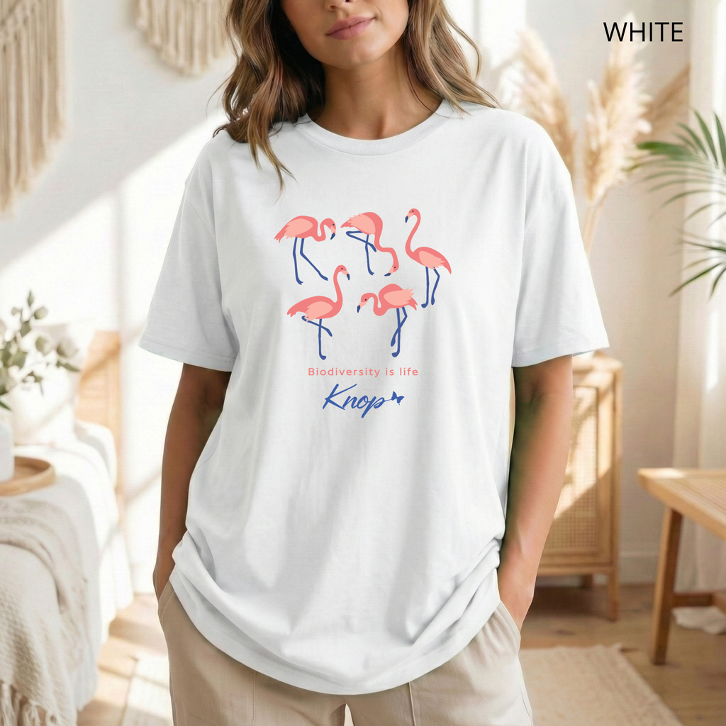 T-Shirt Classique Unisexe - KNOP - Flamands Roses