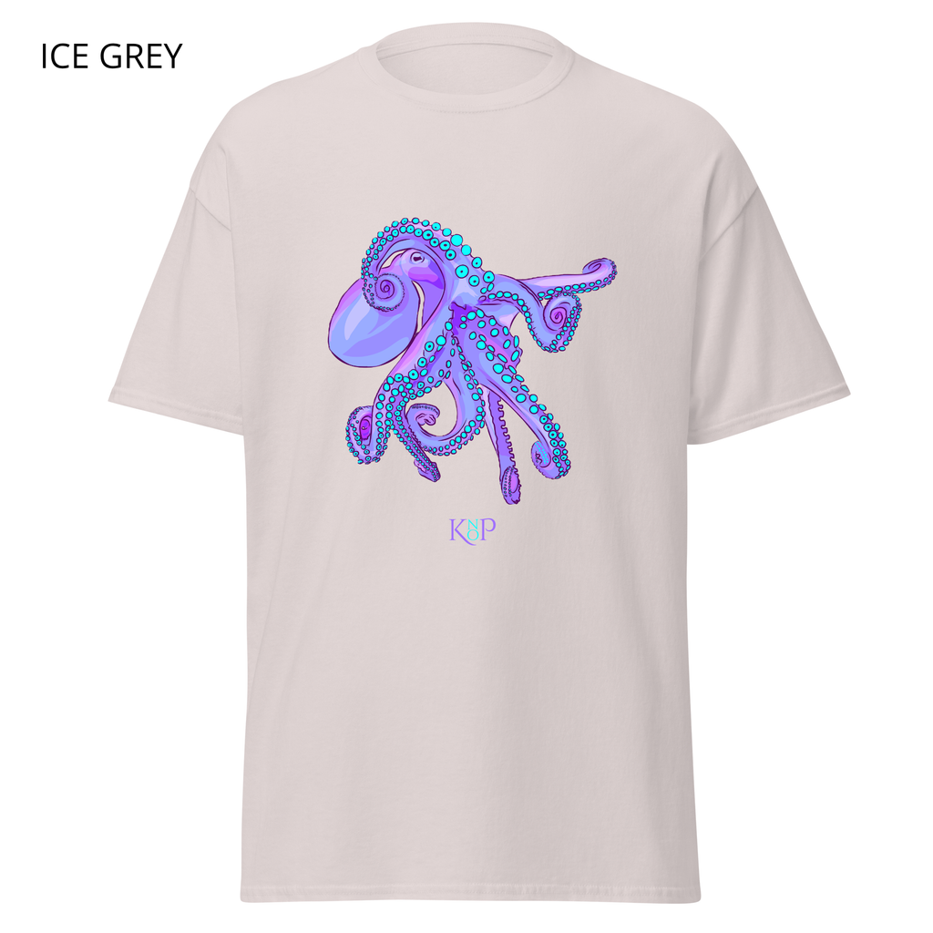 T-shirt classique unisexe - KNOP - Pieuvre Violette
