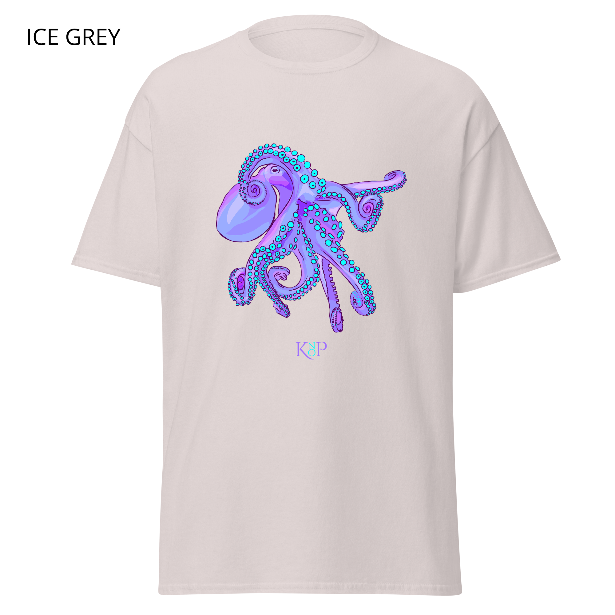 T-shirt classique unisexe - KNOP - Pieuvre Violette