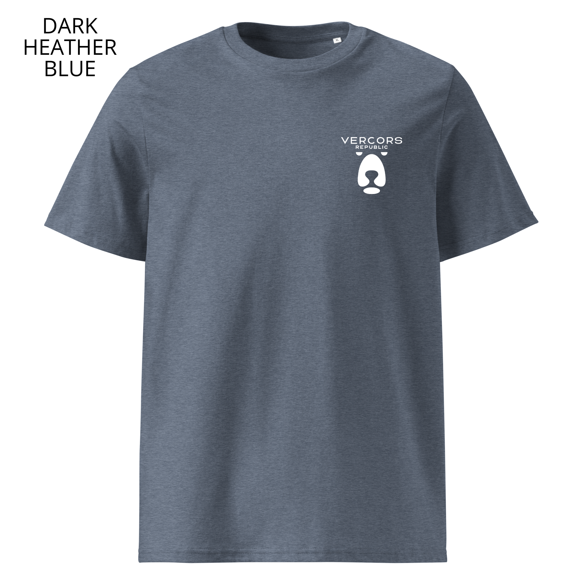 T-shirt unisexe en coton biologique - Logo Ours Blanc