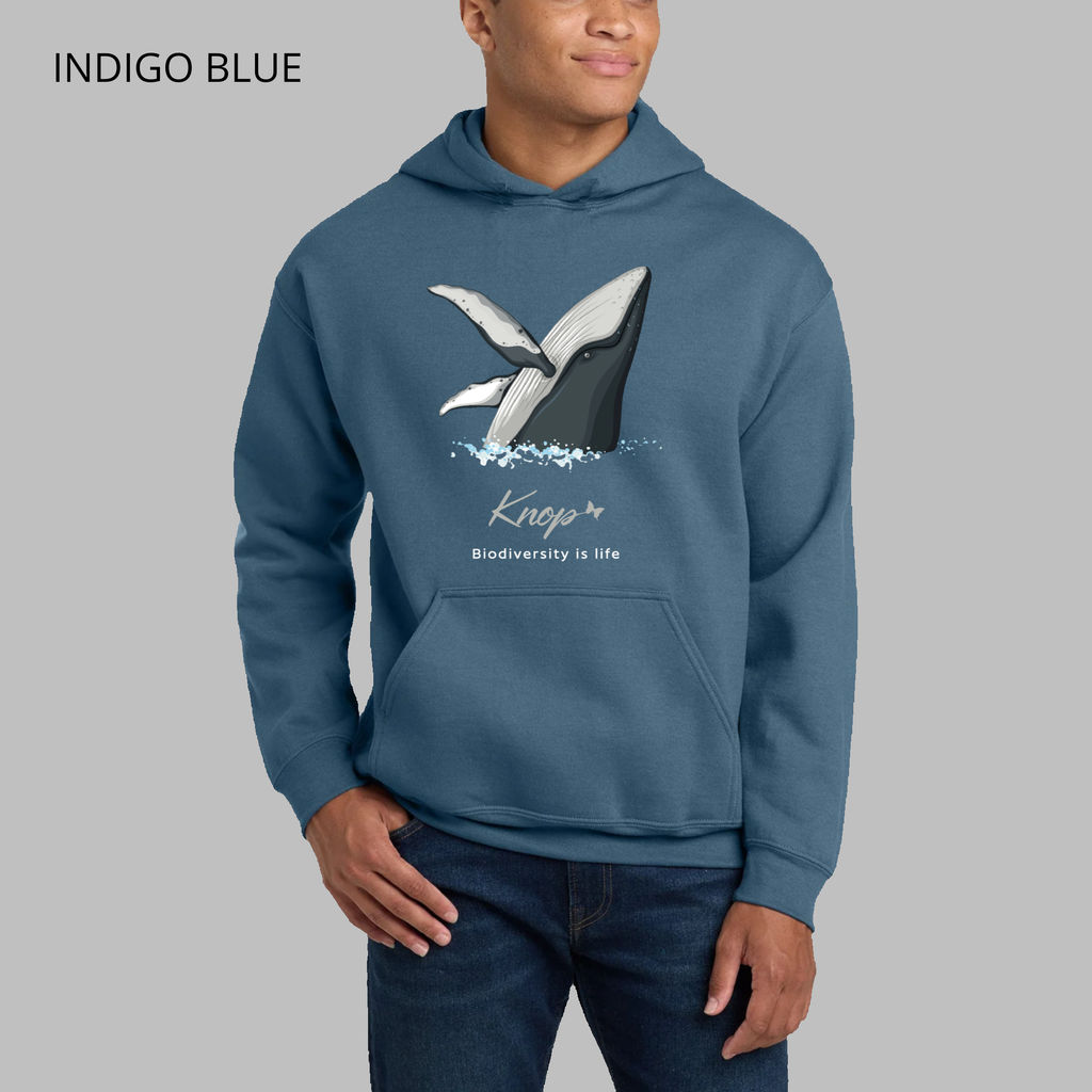 Sweat à Capuche - KNOP - Baleine Hors de l'Eau