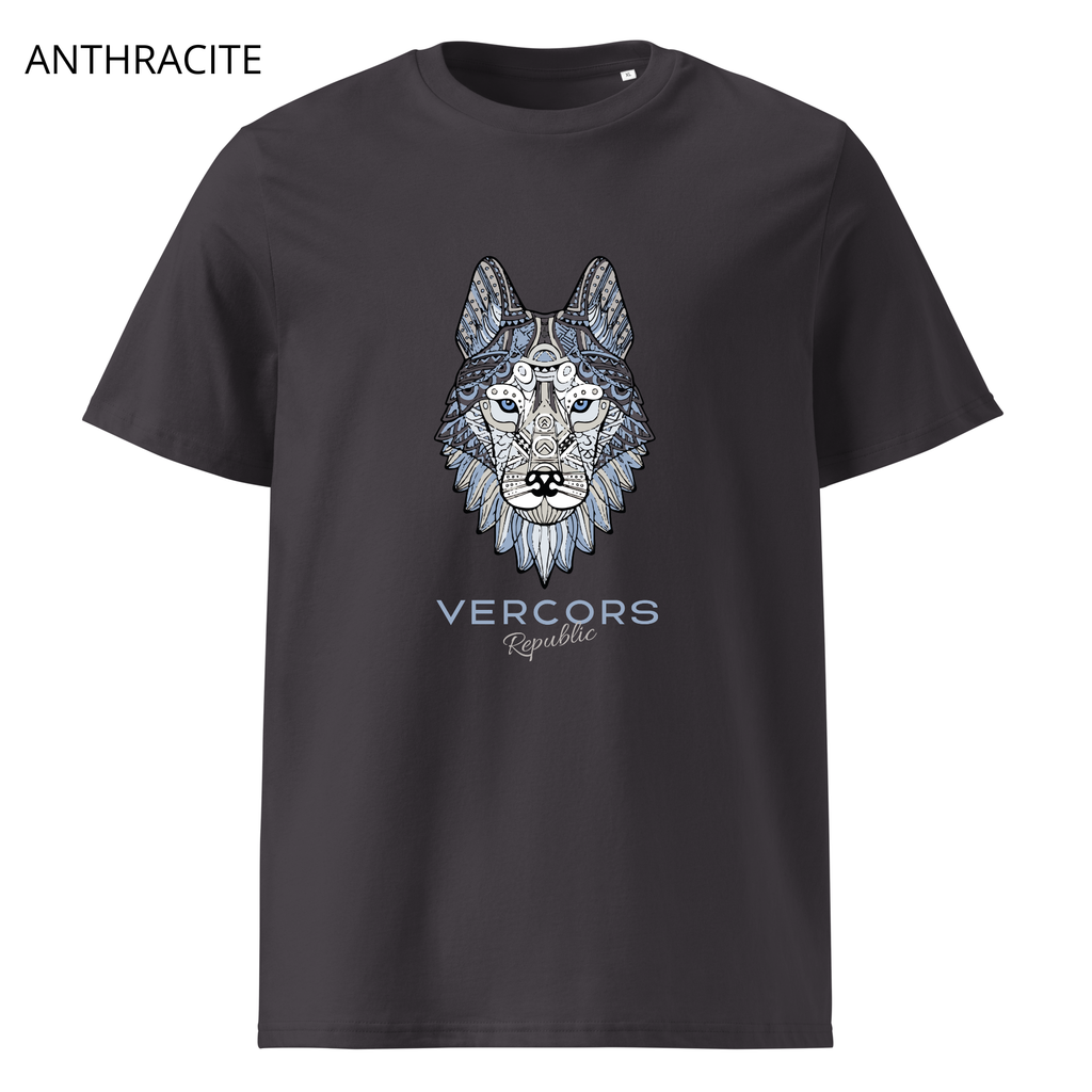T-shirt unisexe en coton biologique - Tête de Loup