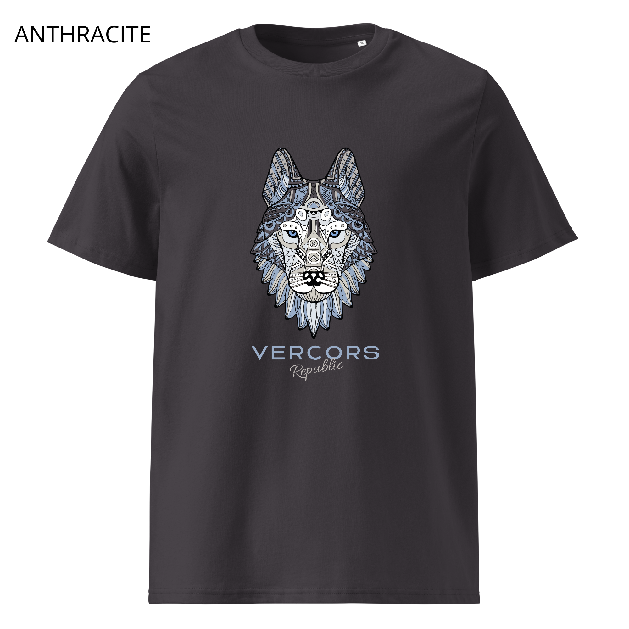 T-shirt unisexe en coton biologique - Tête de Loup