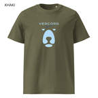 T-shirt unisexe en coton biologique - Ours Moyen  Bleu Ciel